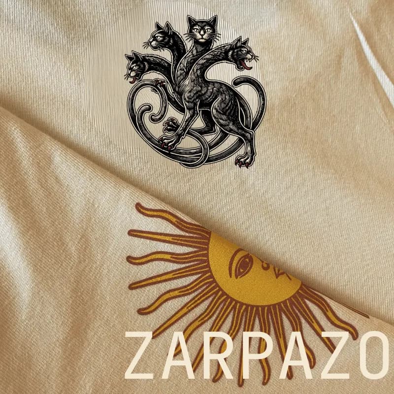 Cliente con remera Zarpazo y sol argentino