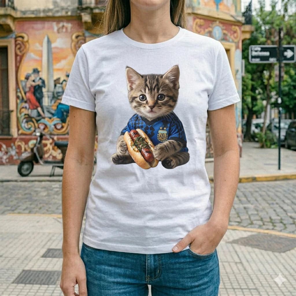 Gato Choripán - Blanco