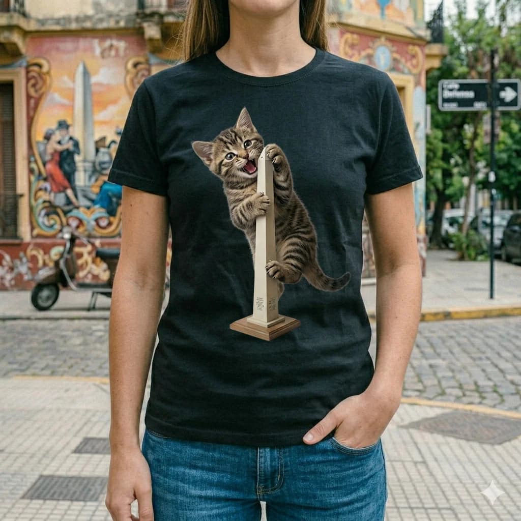 Gato Obelisco - Negro
